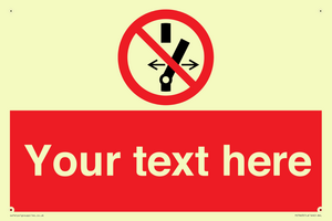 Custom prohibition Do not alter the state of the switch